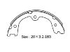 Brake Shoe Set:NN2078