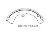 Brake Shoe Set:NR2046