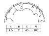 Brake Shoe Set:S4653-01260