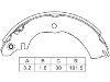 Brake Shoe Set:K6731