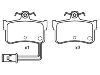 Brake Pad Set:43022-SG9-V00